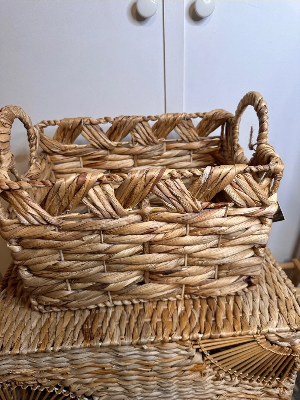 Wicker Basket with handles